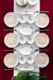 Hermia Set de Desayuno Yakamoz 16 Multicolor